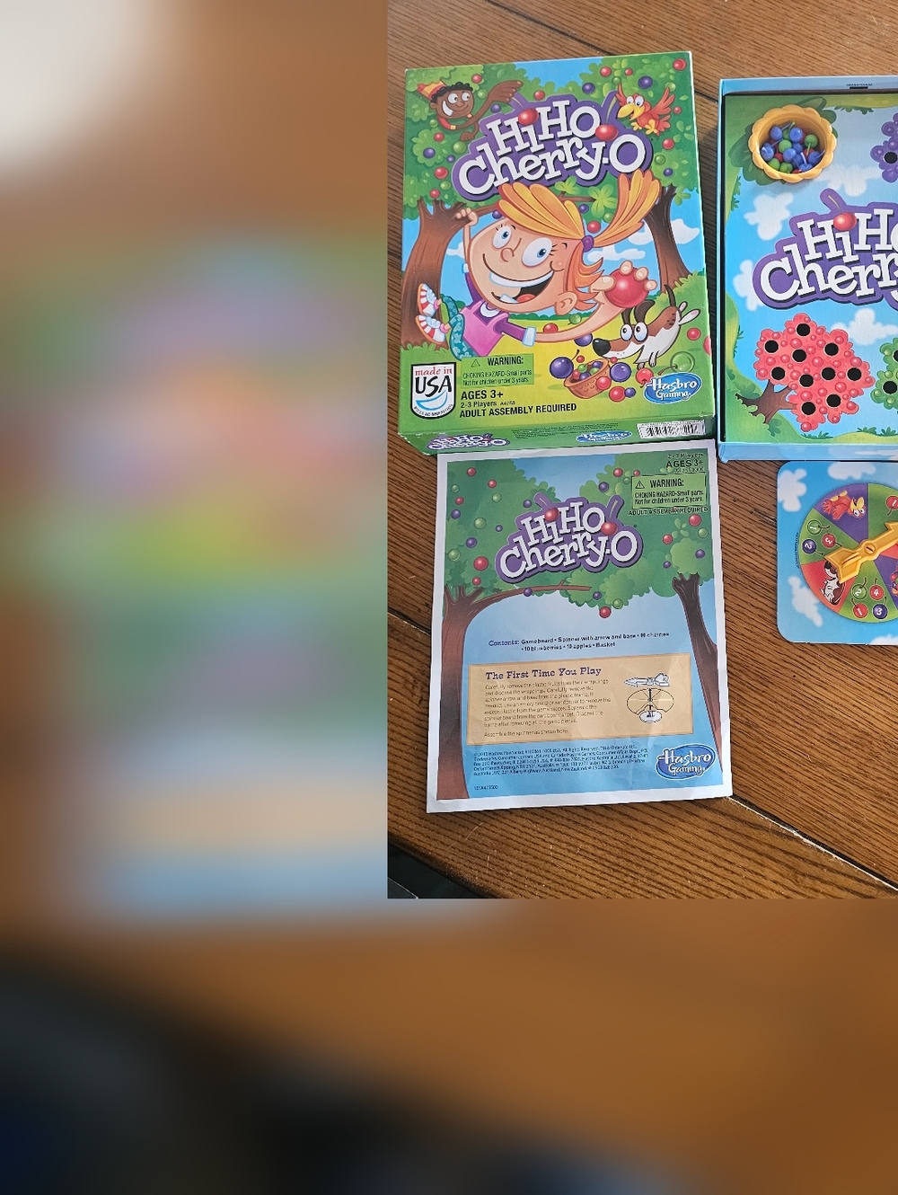 Hi Ho Cherry-O Kids Game by Hasbro - Colorful Multi-Color